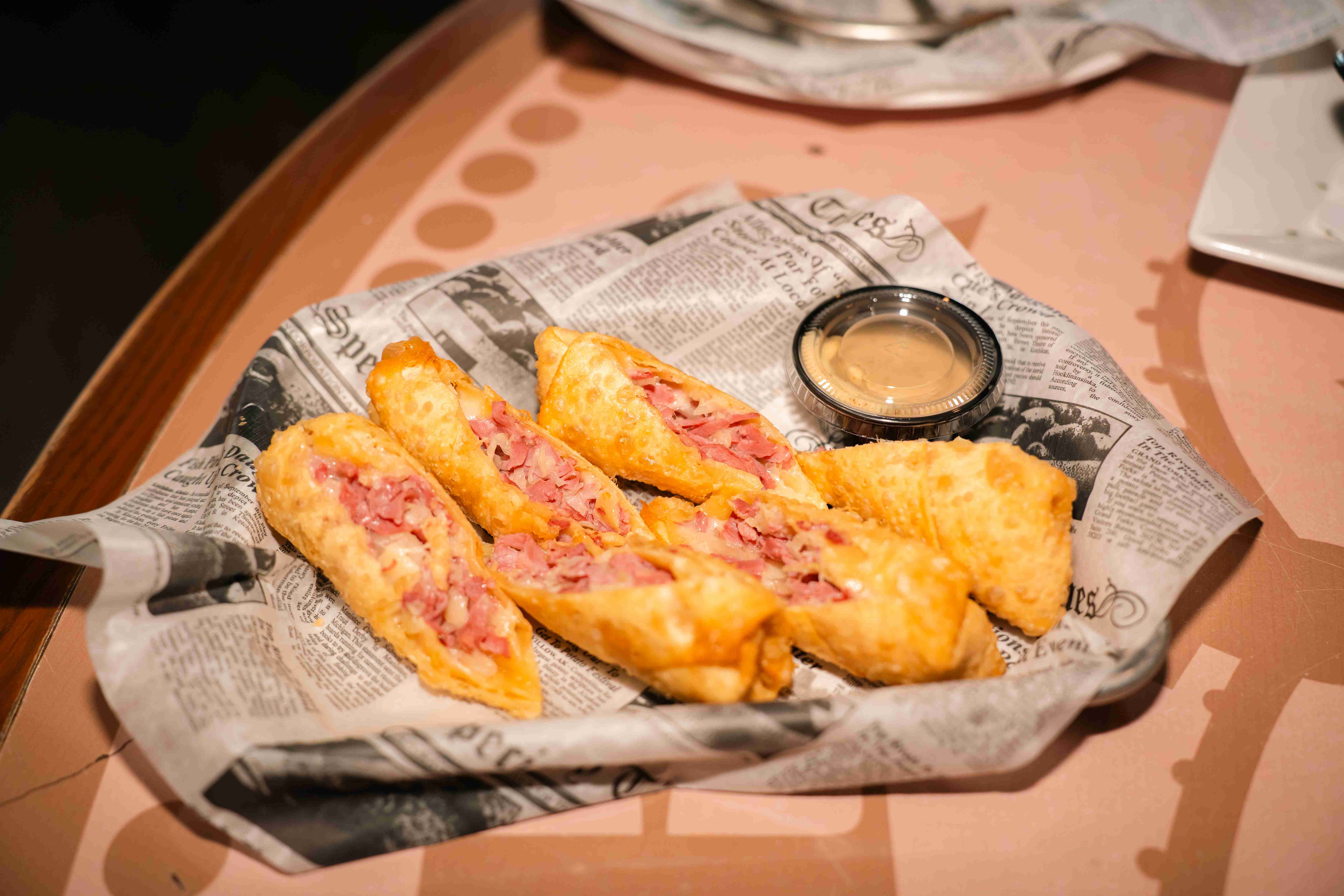 Reuben Spring Roll