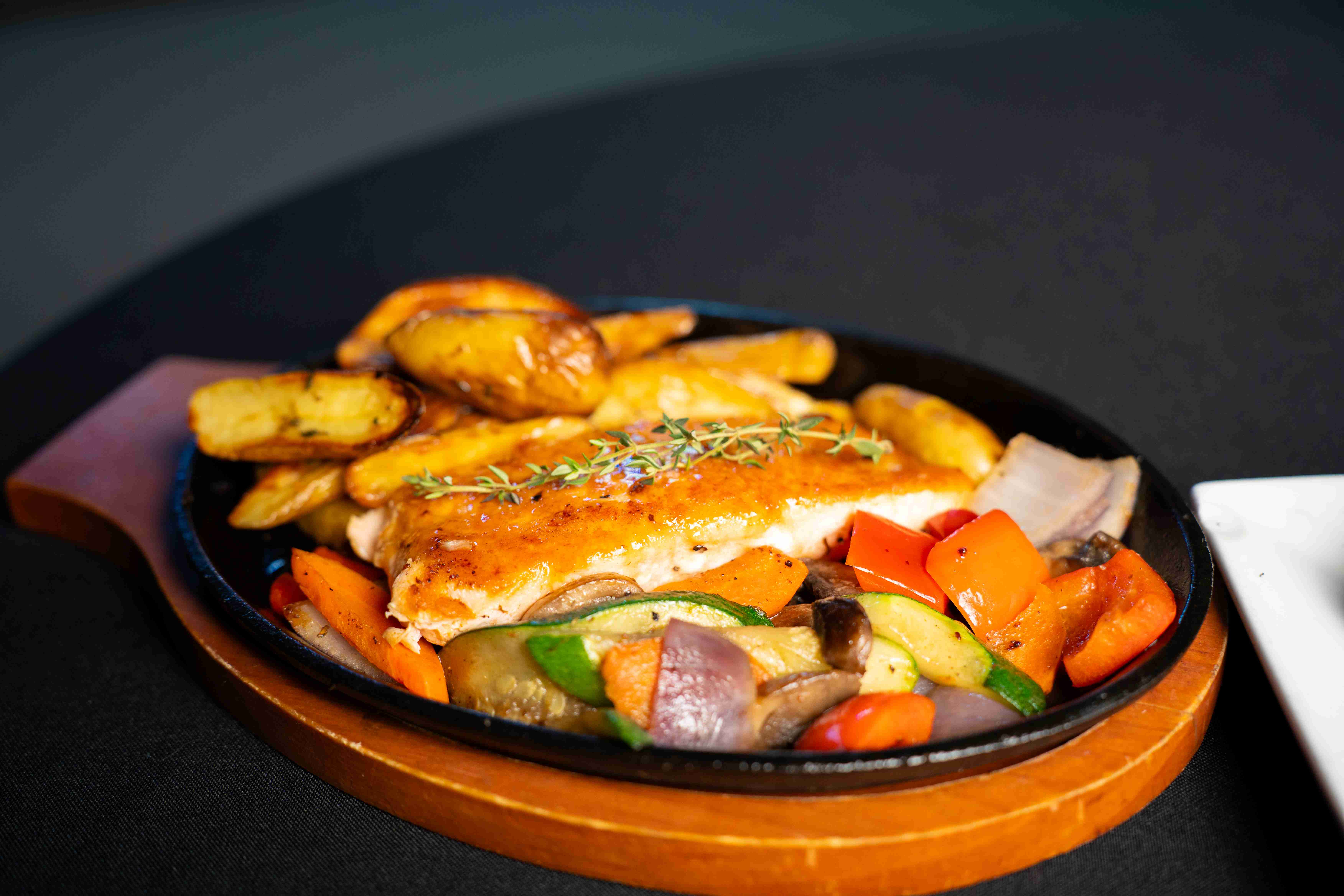 Whiskey Glazed Salmon